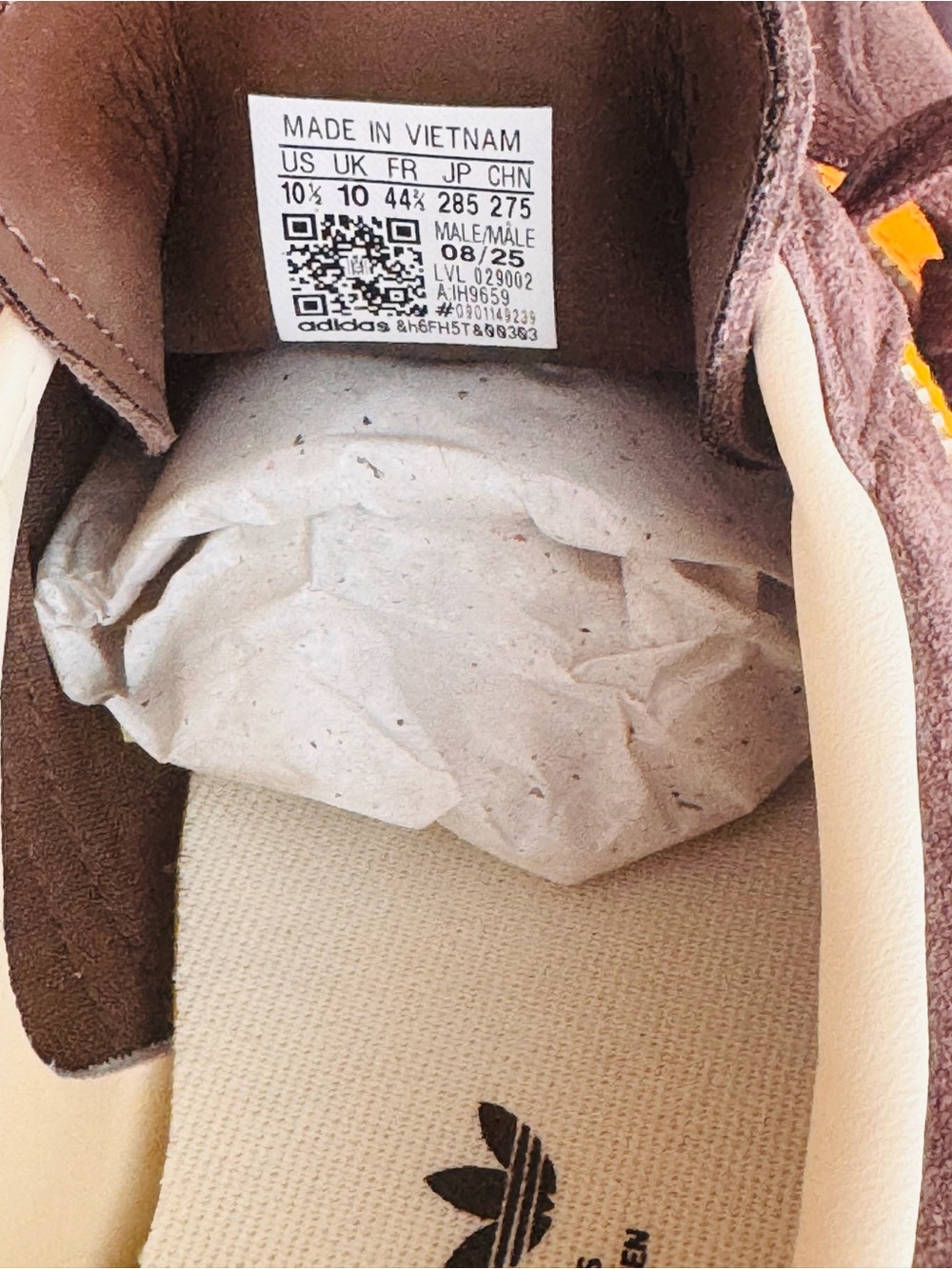 adidas Gazelle Indoor Brown Lucid Tangerine Orange Gum IH9659 - Picture 6 of 6